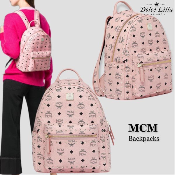 MCM エムシーエム リュック MCM エムシー エムリュック メンズ コピー MCM studded stark backpack-MCM