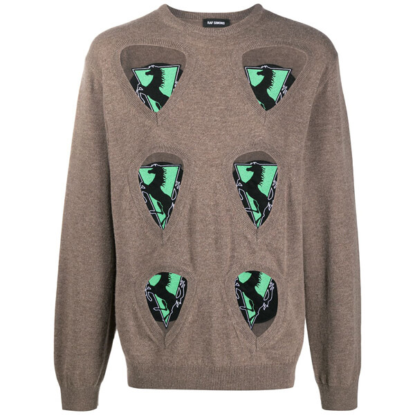 ラフシモンズ ニット 偽物 Raf Simons 偽物 パッチ プルオーバー ラフシモンズ ニット 偽物 Raf Simons 偽物 パッチ プルオーバー