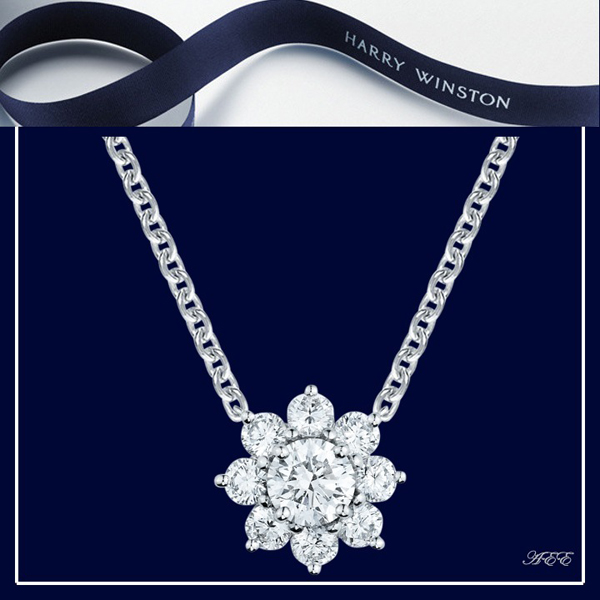 【送料無料】HARRY WINSTON フラワーネックレス ハリーウィンストン コピー ネックレス Harry Winston [サンフラワー