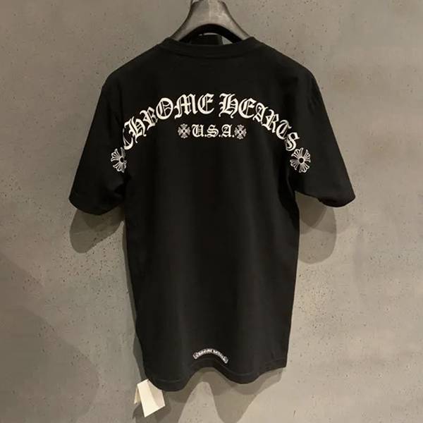 新品 クロムハーツtシャツ 偽物 半袖カットソー セレブ多数愛用-クロム