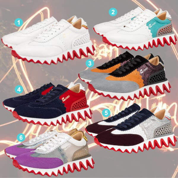 ルブタン スニーカー 偽物 21AW 新作☆Christian Louboutin LOUBISHARK