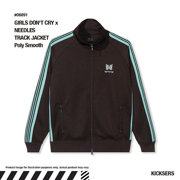 ニードルス　ガールズドントクライ　コラボパーカー needles ガールズドントクライ 偽物 TRACK JACKET 人気話題コラボ