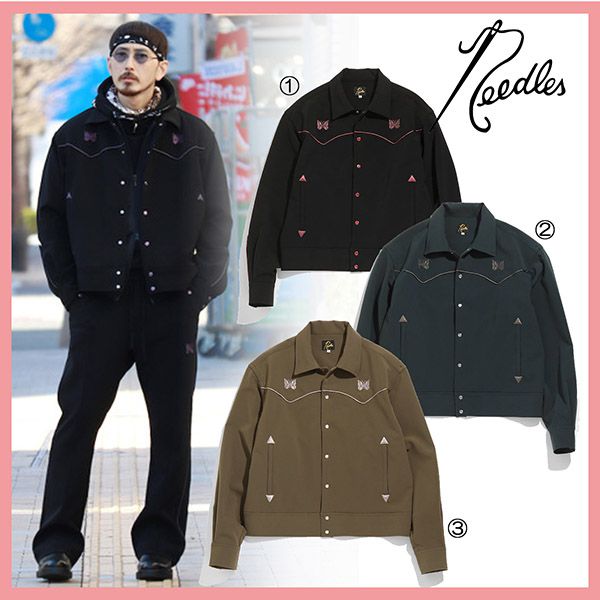ジャケット・アウター needles cowboy piping jacket JO169 ☆FW21最新！送料関税込☆NEEDLES コピー PIPING COWBOY ジャケット 3