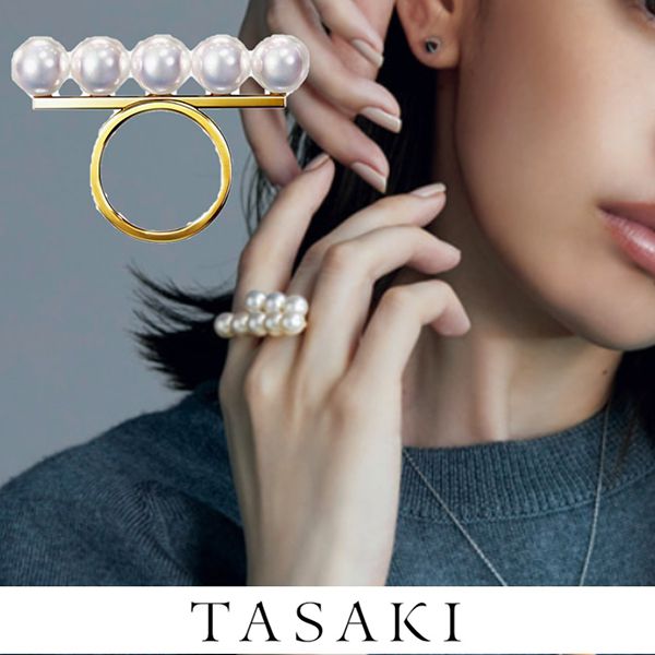 超人気【TASAKI コピー】バランス シグネチャー リング パール-タサキ