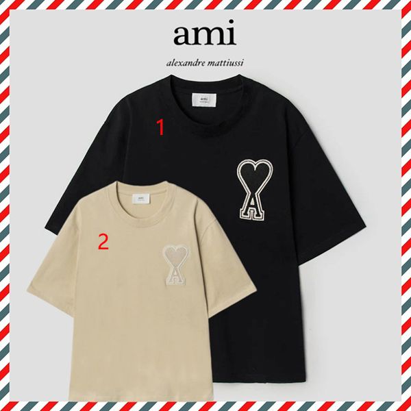 限定カラー】アミパリス ボクシーフィット Tシャツ コピー-Ami 偽物
