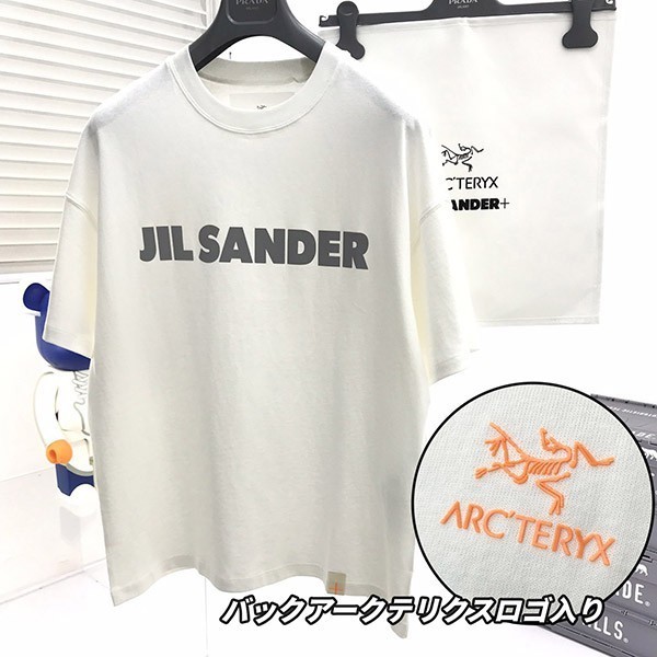 ジルサンダー アークテリクス 偽物 リフレクティブ コラボTシャツ 男女