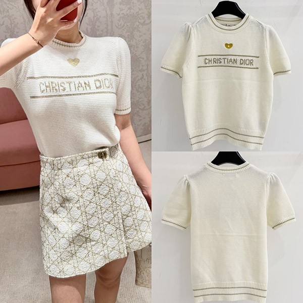 ひとめ惚れ服♡】ディオール コピー ショートスリーブ セーター