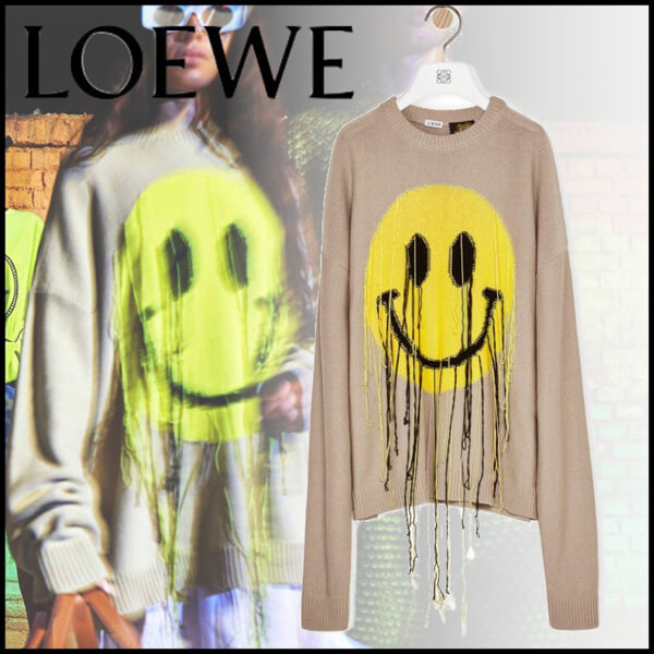 ロエベ PAULAS IBIZA x SMILEY ロエベ コピー スマイリー コットン 