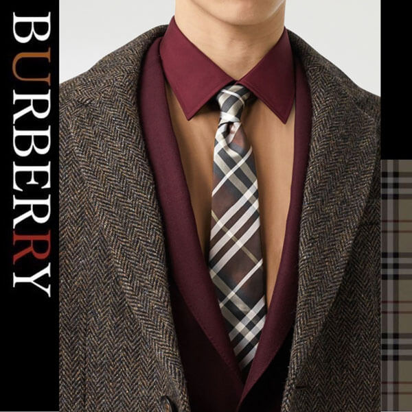 正規品販売 【極美品】BURBERRY チェック柄 ネクタイ チェック