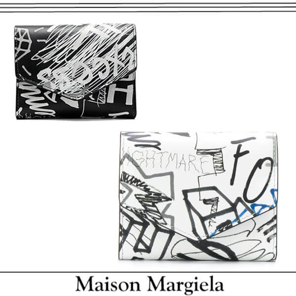 マルジェラ 財布 偽物 20SS《メゾンマルジェラ》Graffiti エンベロープ