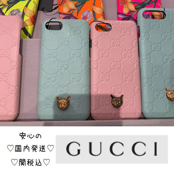 GUCCI グッチ iPhone ケース キャット cat 猫 【公式通販】
