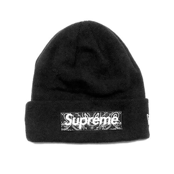 シュプリーム ビーニー 偽物 ニット 帽 NEW ERA BOX LOGO BEANIE
