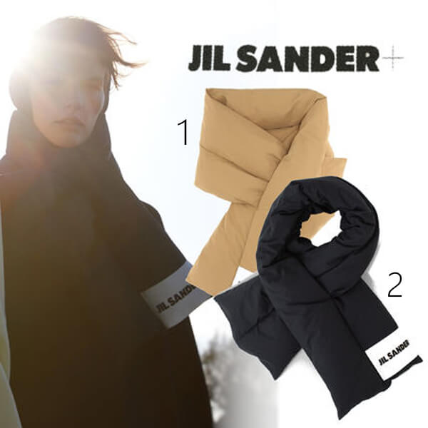 JIL SANDERジルサンダー マフラー 偽物】ダウンスカーフ-ジルサンダー