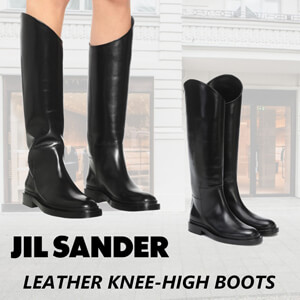 ジルサンダー 偽物 革靴】Jil sander ジルサンダー レザー ロング