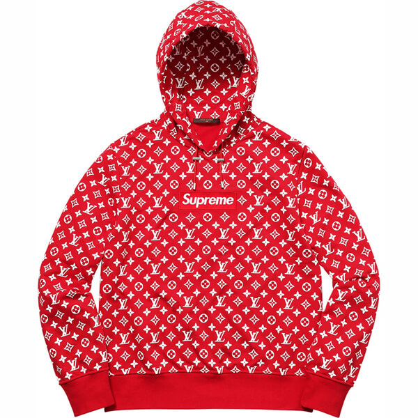 シュプリーム×ルイ・ヴィトンスーパーコピー 限定 Box Logo Hooded 