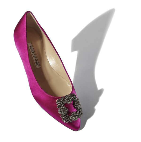 y*y様 マノロブラニク シルク フラットシューズ マノロブラニク フラットシューズ 偽物 Manolo Blahnik HANGISI