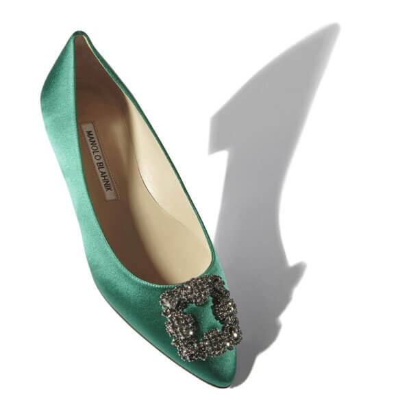 マノロブラニク フラットシューズ 偽物 Manolo Blahnik HANGISI