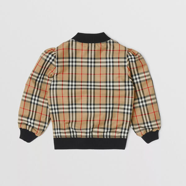 バーバリー 偽物 新作[Burberry]ダウン キッズ リバーシブルチェック