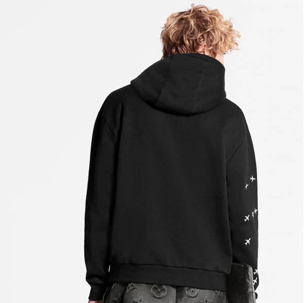 ルイヴィトン パーカー コピー LV 希少☆ PLANES PRINTED HOODIE