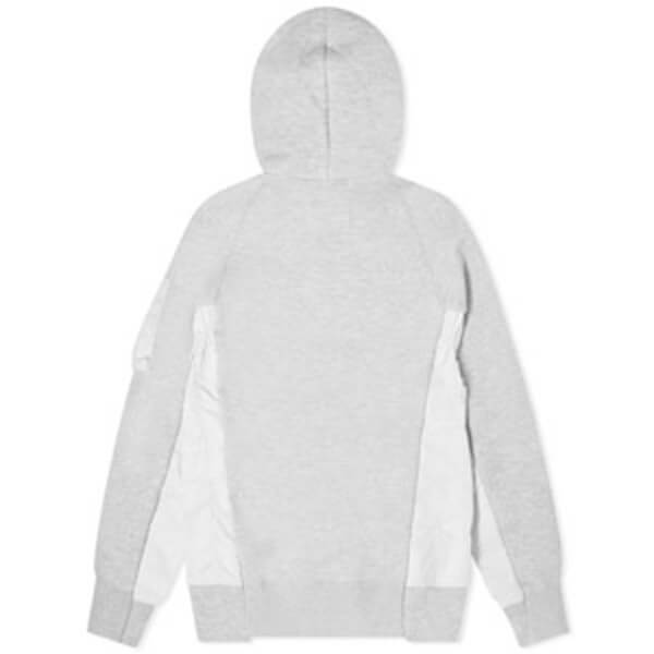 サカイ パーカー 偽物【Sacai】人気！オーバーサイズ グレー パーカー
