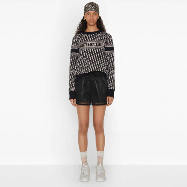 ディオール ニット コピー Oblique リバーシブルセーター カシミヤ