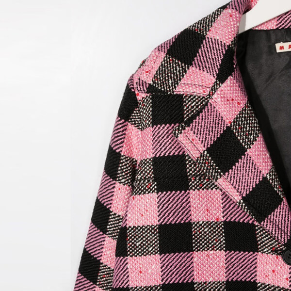 MARNI☆マルニ キッズ パロディ チェック シングルコート ☆ 大人もOK