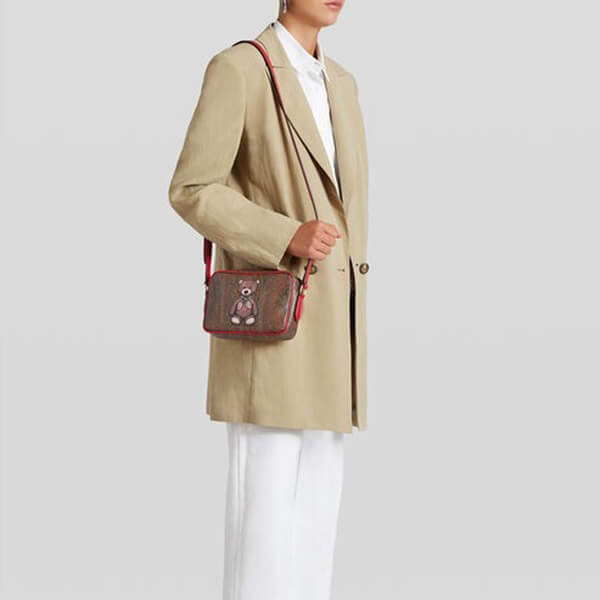 ETRO】エトロ スボディバッグ 偽物 テディベアペイズリークロスボディ
