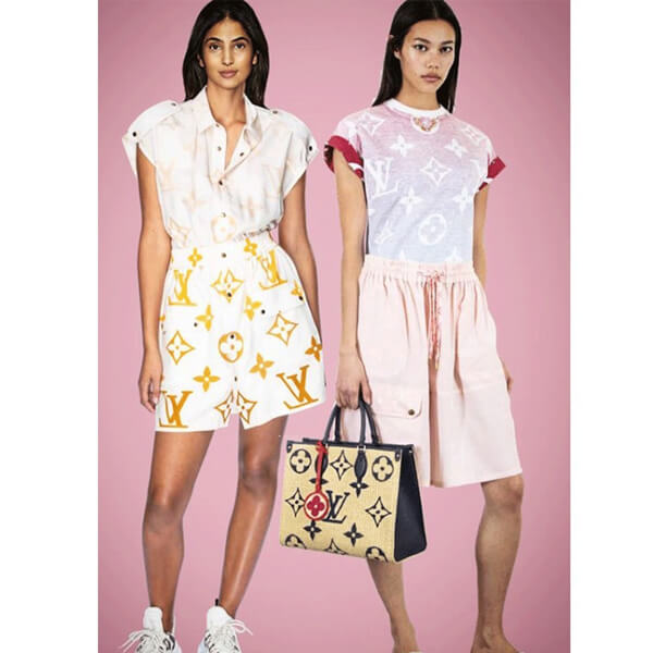 ルイヴィトン オンザゴー コピー ラフィア LV MM トートバッグ