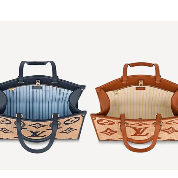 オンザゴー ラフィア mm ルイヴィトン オンザゴー コピー ラフィア LV MM トートバッグ