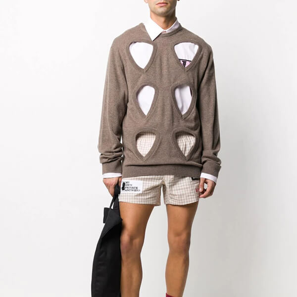 ラフシモンズ ニット 偽物 Raf Simons 偽物 パッチ プルオーバー