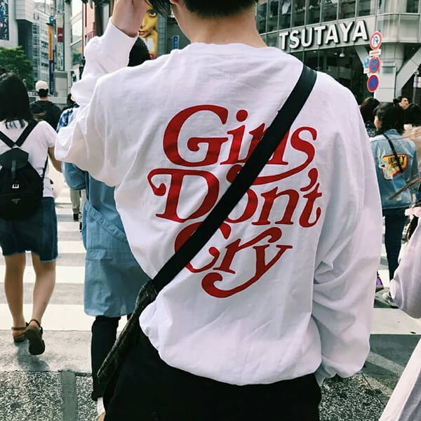 激レアコラボ♡ヒューマンメイド×ガールズドントクライ　ロゴTシャツカットソー 限定コラボ 激レア!【ガールズドントクライ×ヒューマン メイド S/S Tee