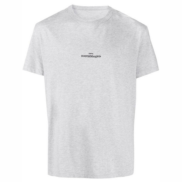 21SS【メゾンマルジェラ Tシャツ コピー】ディストーテッド ロゴT