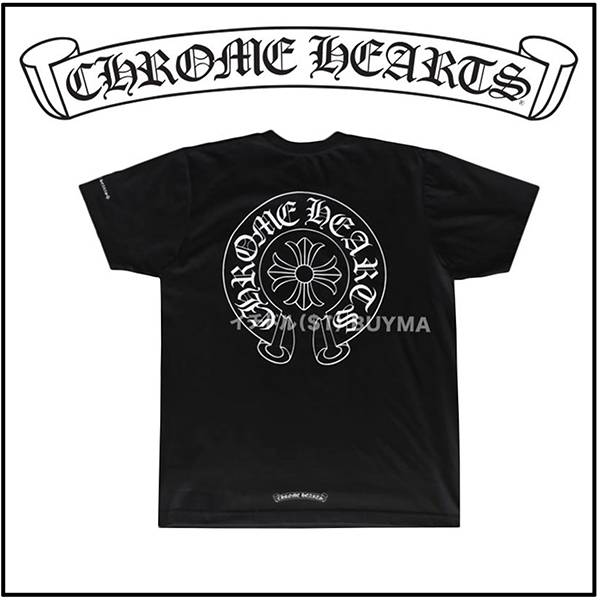 クロムハーツ Tシャツコピー CH Horseshoe Tee Black 累積売上総額第1