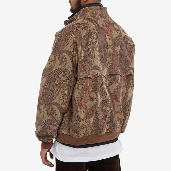 Needles x Baracuta G9 偽物☆プリント コーデュロイ ジャケット 5色
