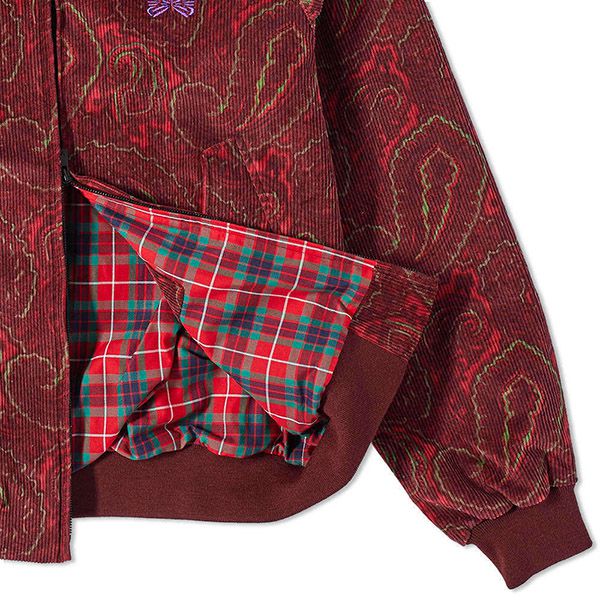 Needles x Baracuta G9 偽物☆プリント コーデュロイ ジャケット 5色