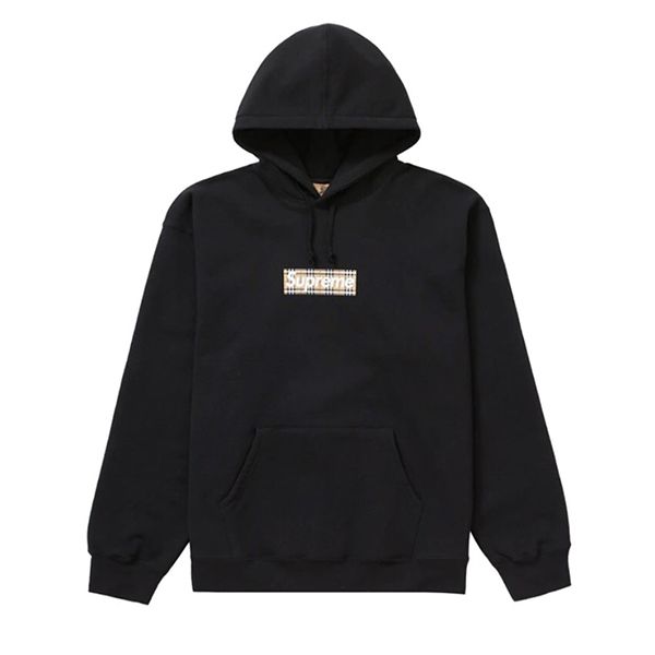 最強コラボ シュプリーム バーバリー 偽物 ボックスロゴフーディ 