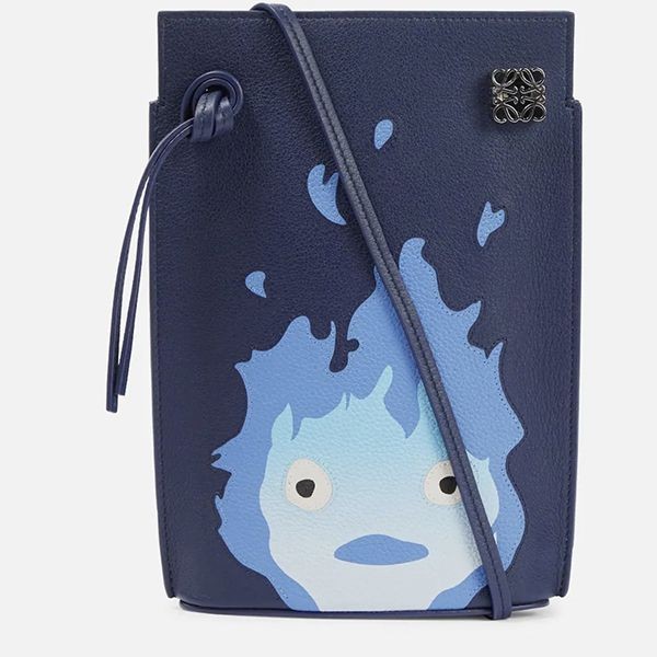 ロエベ ジブリ 偽物 カルシファー ポーチ ハウルの動く城 3色-ロエベ