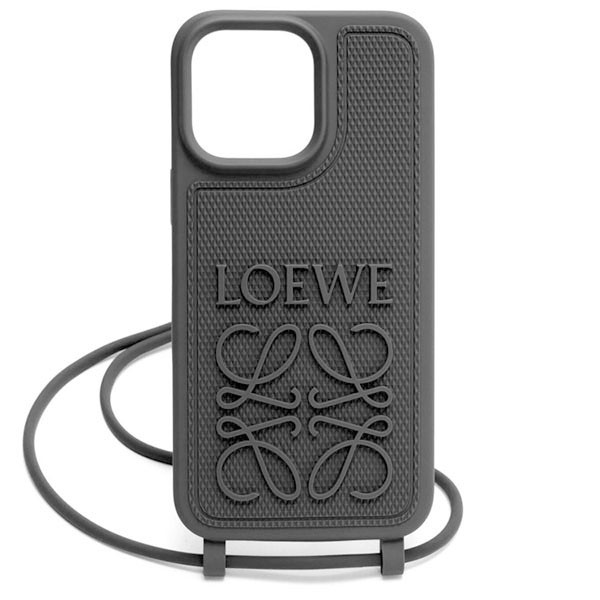 ✨️極美品✨️ ロエベ LOEWE iphoneケース 14 pro max 黒 ロエベ
