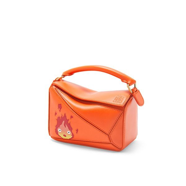 ロエベ ハウルの動く城 パズル 偽物 ミニ カルシファー バッグ【TOTECOPY】