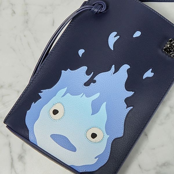 LOEWE ハウルの動く城　ポーチ　ソフィー　カルシファー ロエベ ジブリ 偽物 カルシファー ポーチ ハウルの動く城 3色-ロエベ