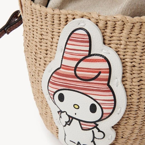 クロエ my melody 偽物マイメロディ バスケット カゴ2WAY