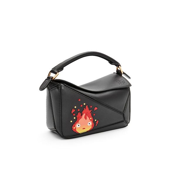 ロエベ ハウルの動く城 パズル 偽物 ミニ カルシファー バッグ【TOTECOPY】