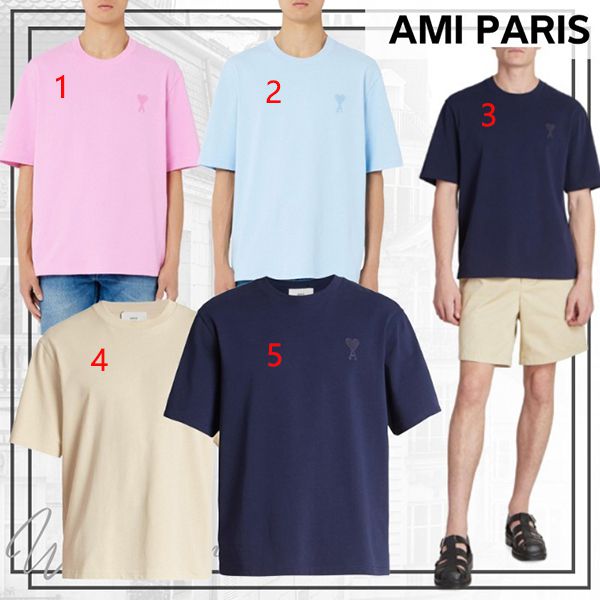 新色登場【アミパリス】アミ・ド・クール Tシャツ 偽物-Ami 偽物