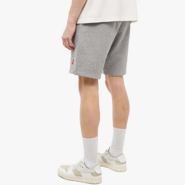 AMI Paris ショートパンツ グレー 完売人気☆上品AMI PARIS ショートパンツ 偽物【TOTECOPY】