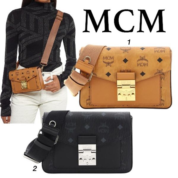 MCM ユニセックス ミリー スモール クロスボディバッグ 偽物 2色