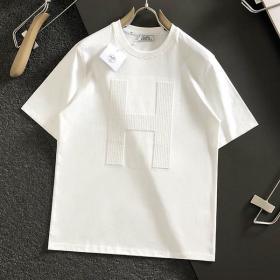 エルメス】エルメス Tシャツ メンズ コピー コットン ドラゴンモチーフ 
