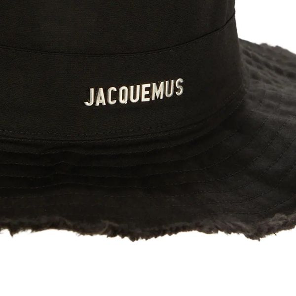 ジャックムス】バケットハット 偽物☆Off White/Turquoise/Black