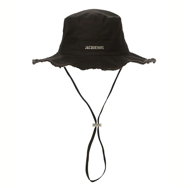 ジャックムス】バケットハット 偽物☆Off White/Turquoise/Black