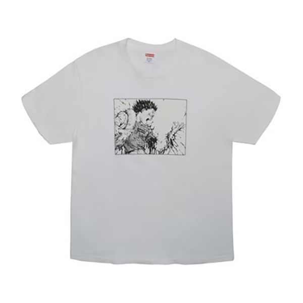 AKIRA Tシャツ 偽物☆シュプリーム コラボレーション Tシャツ 人気話題
