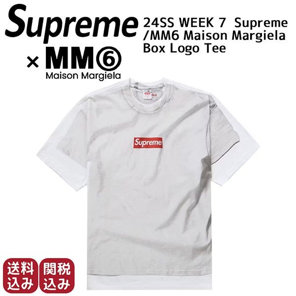 シュプリーム マルジェラ 偽物 MM6マルジェラ Tシャツ ボックスロゴ